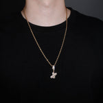 A-Z Double Layer Initial/Letter Pendant Necklaces - Gold & Silver