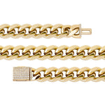 10MM Heavy Miami Cuban Link Bracelet With Iced Clasp