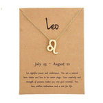Free Standing Gold Zodiac Sign Necklace