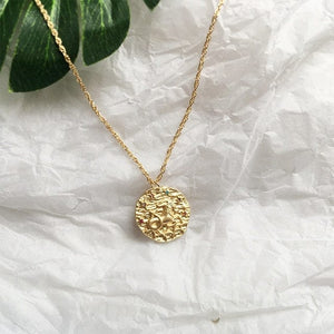 Sumerian Gold Coin Constellation Pendant/Necklace